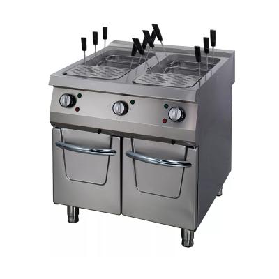 Maxima Vařič těstovin Premium - elektrický - 400V - dvojitá jednotka - hloubka 90 cm |  09398618